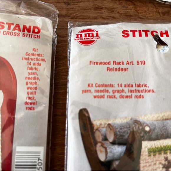 Stitch n stand 5 small Christmas cross stitch kits - Picture 3 of 3